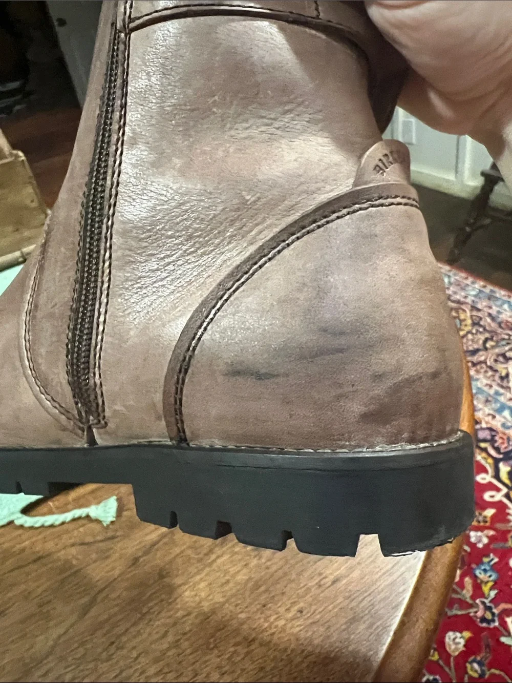 Birkenstock Stowe Leather Ankle Boots